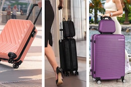 Don’t Wait: Hardside Spinner Luggage From $23 at The Home Depot card image