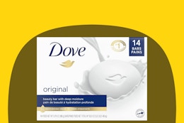 Dove Beauty Bar 14-Pack, as Low as $11.74 on Amazon ($0.84 per Bar) card image