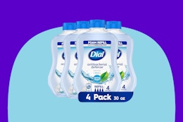 Dial Hand Soap 30-Ounce Refills: Get 4 for $13.28 on Amazon (Reg. $27) card image
