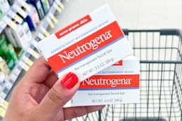 Neutrogena Facial Cleansing Bars: Get 2 for $4.64 on Amazon card image