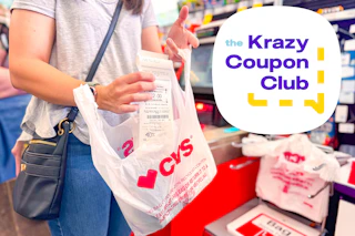 the krazy coupon club - someone checking out at CVS 