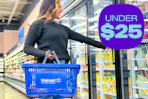 a woman shopping at a walmart