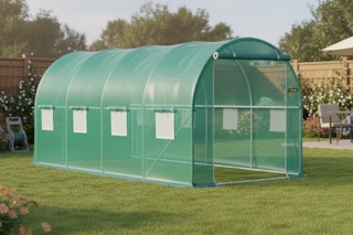 a walk-in greenhouse from AliExpress