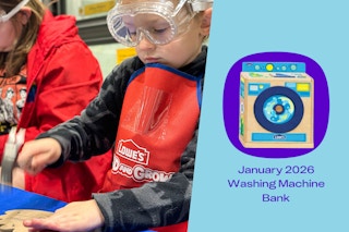 washing machine bank craft at Lowe's