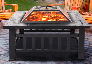 fire pit table at walmart