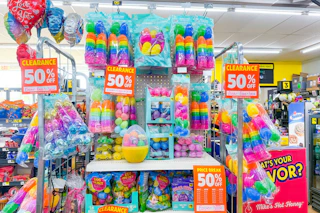 dollar general easter clearance area shot