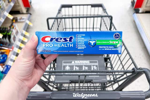 Free Crest Toothpaste at Walgreens card image
