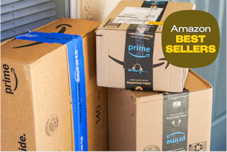 amazon boxes on a porch