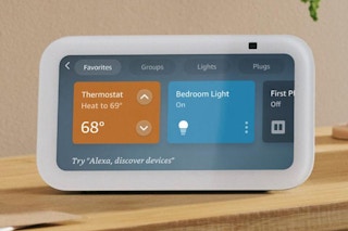 Amazon Echo Show sitting on the counter