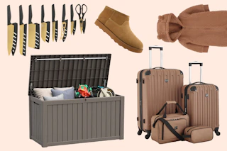 Storage, luggage, cutlery & apparel all 70% or more at Walmart