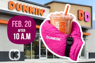 dunkin's iced coffee mitten