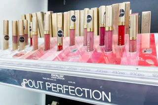 stila stay all day liquid lipstick sitting on a target shelf