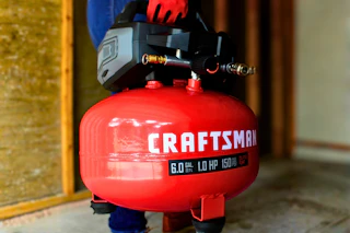 Lifestyle image of the Craftsman Air Compressor